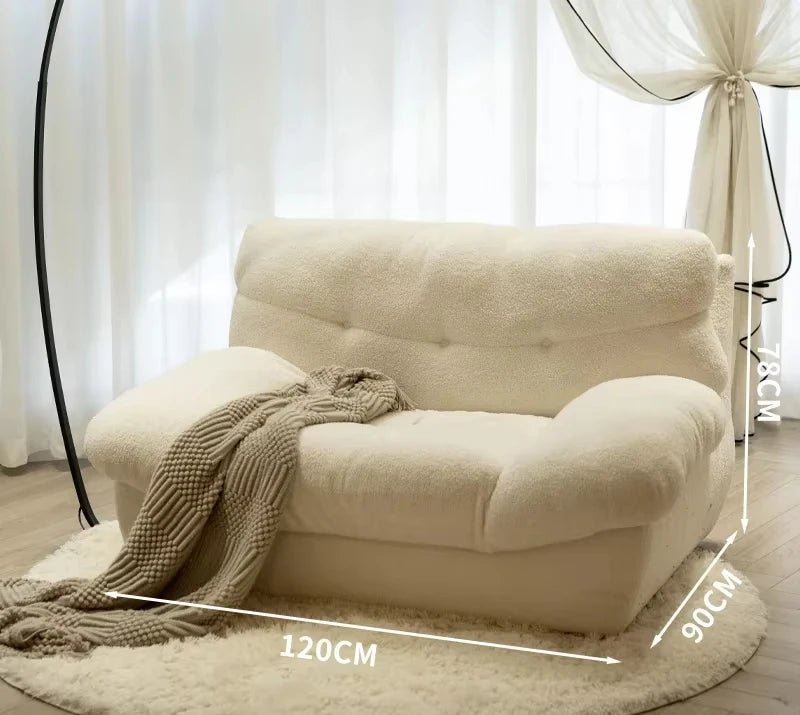 Light Luxury Cream Clouds Living Room Sofa