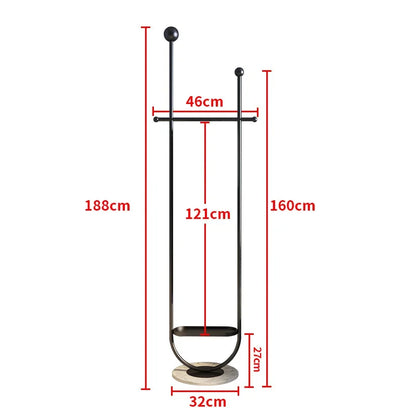 Modern Minimalist Metal Coat Rack Hat Stand