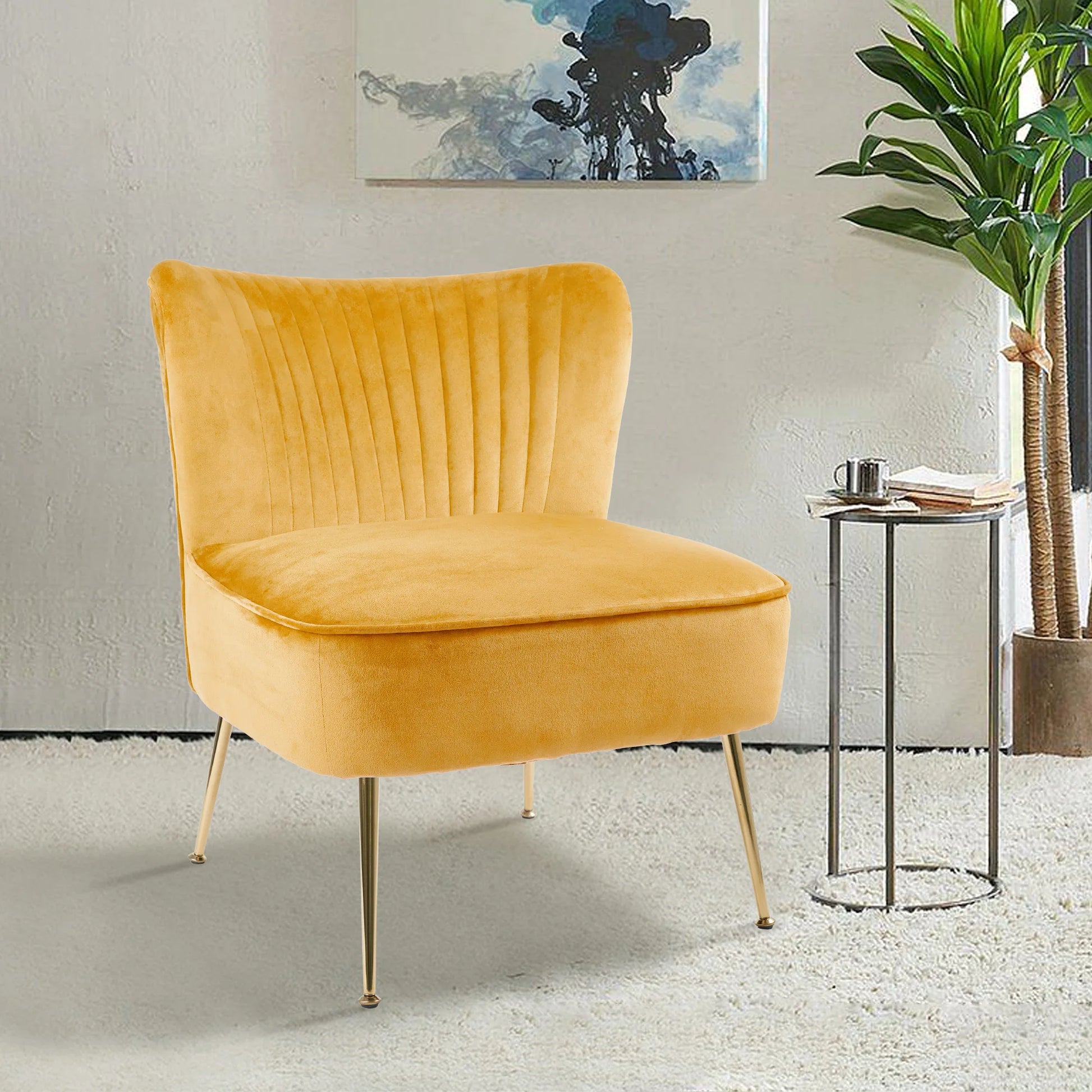  Lazy Velvet Modern Minimalist Sofa