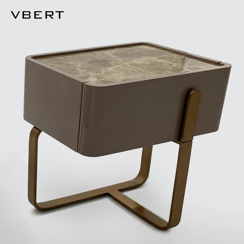 Italian Minimalist Solid Wood & Leather Design