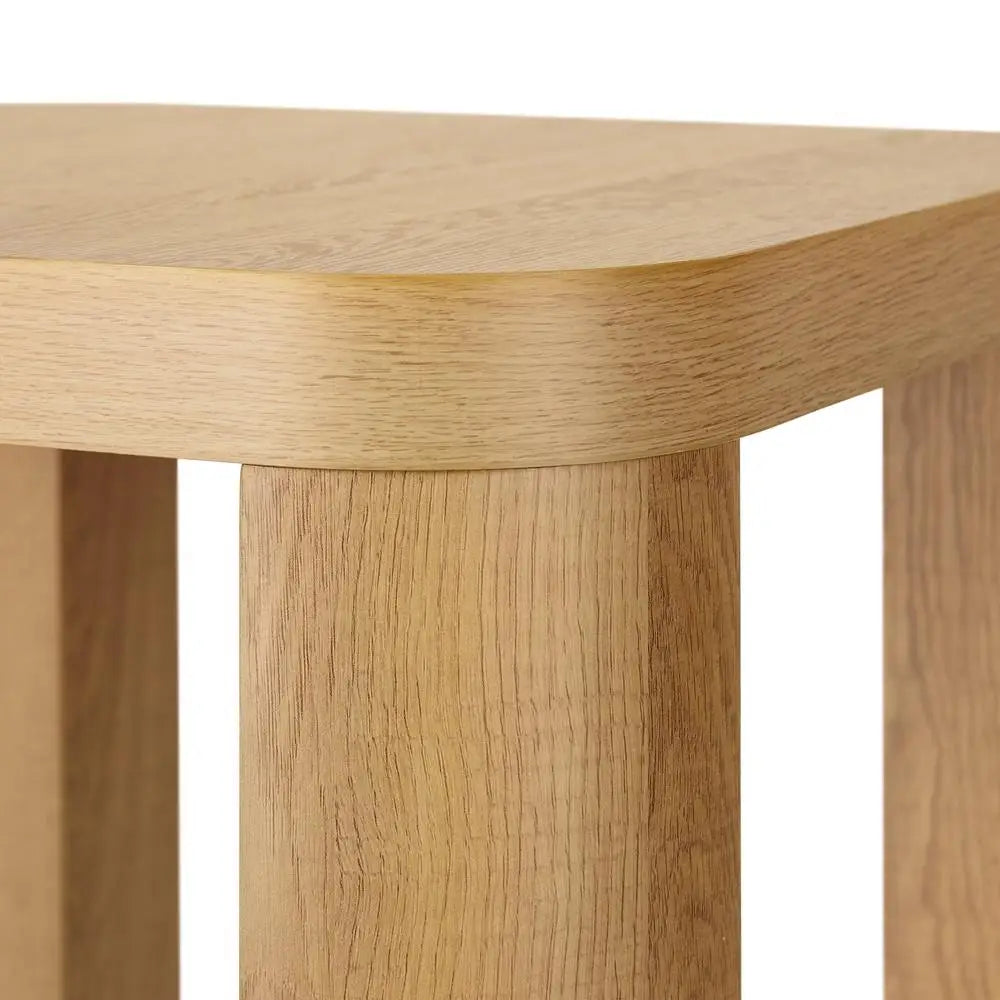 Modern Accent Table with Storage Compact Side