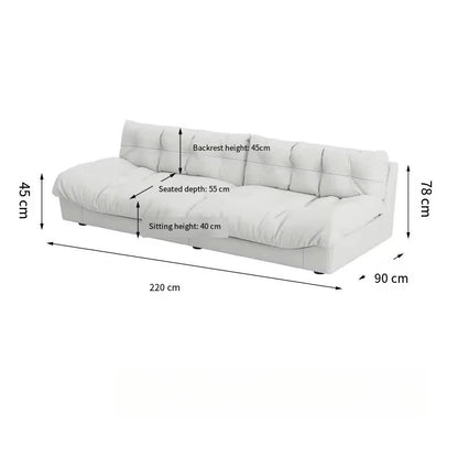 Light Luxury Cream Clouds Living Room Sofa