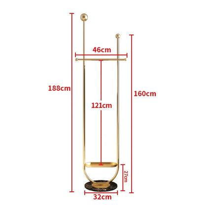 Modern Minimalist Metal Coat Rack Hat Stand