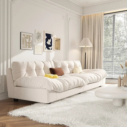 Light Luxury Cream Clouds Living Room Sofa