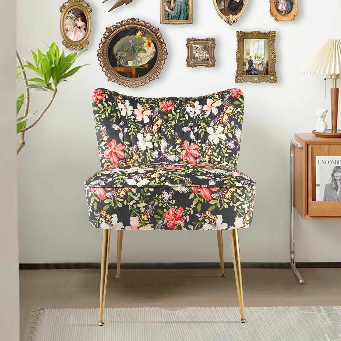  Lazy Velvet Modern Minimalist Sofa