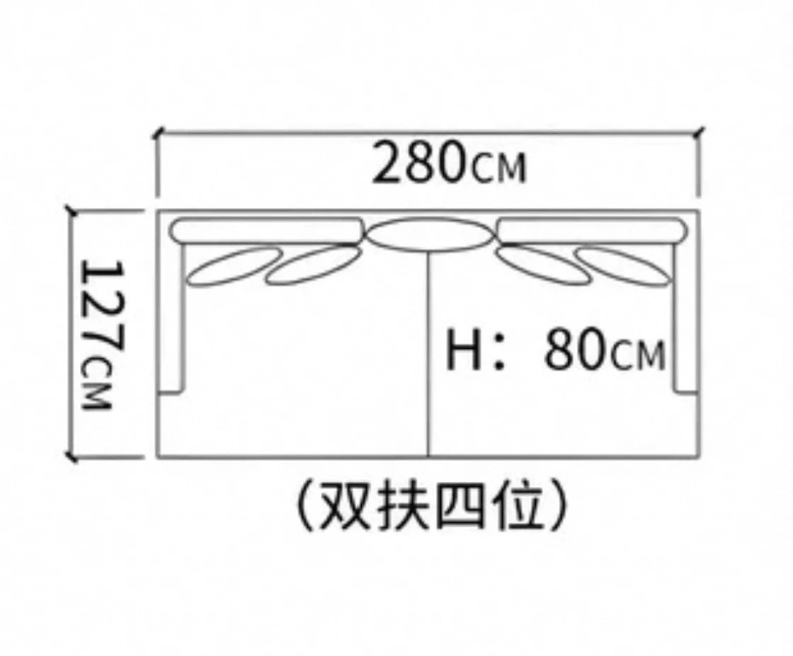 Italian Minimalist Velvet Sofa Bed
