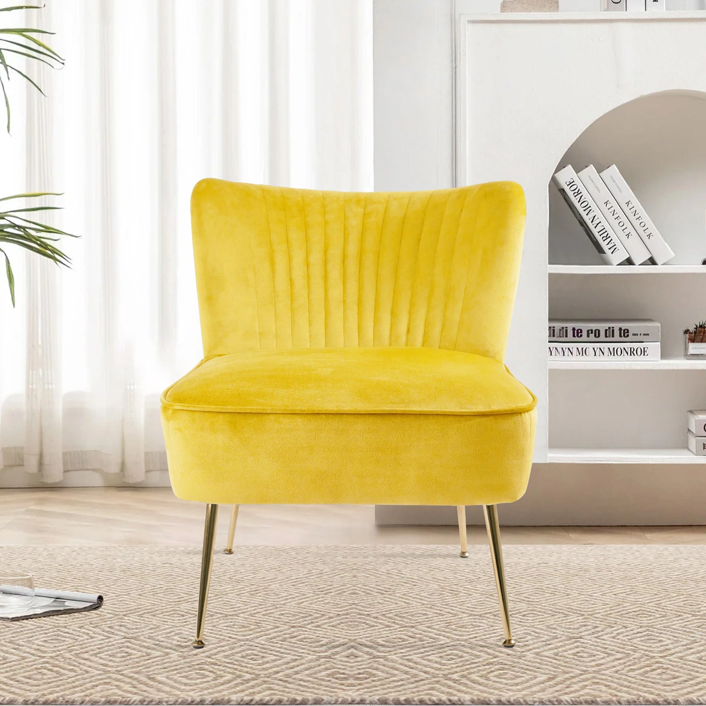  Lazy Velvet Modern Minimalist Sofa