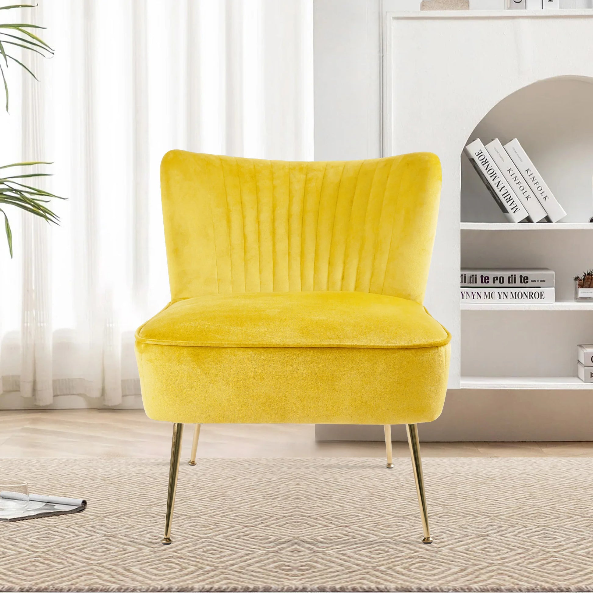  Lazy Velvet Modern Minimalist Sofa