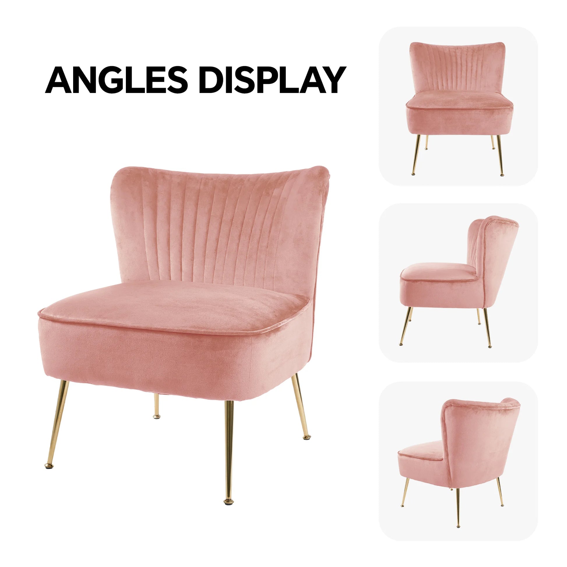  Lazy Velvet Modern Minimalist Sofa