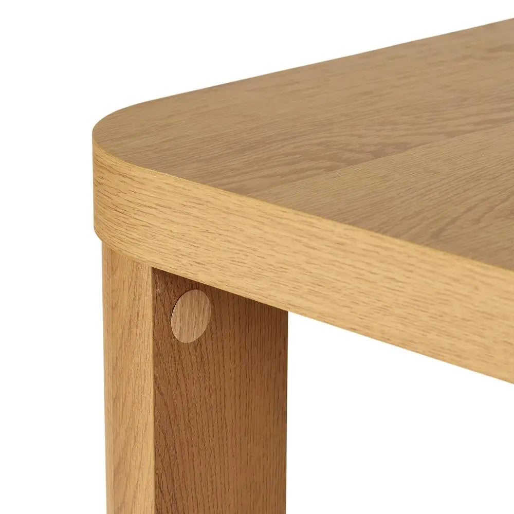 Modern Accent Table with Storage Compact Side