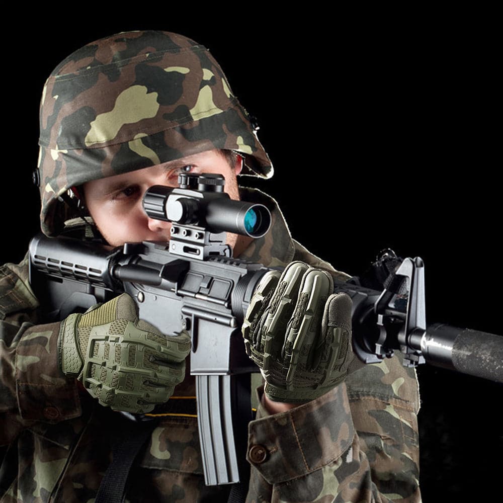 Paintball Airsoft Shooting Combat Protective Fingerless Glove