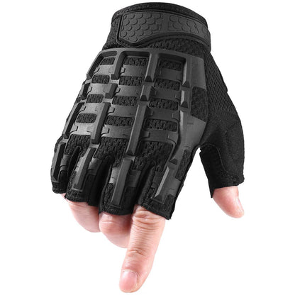Paintball Airsoft Shooting Combat Protective Fingerless Glove