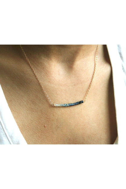 Sapphire Ombre Necklace