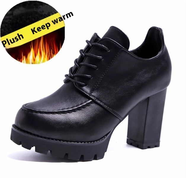 Women's Platform With Thick Heels And High Heels - Convenient store