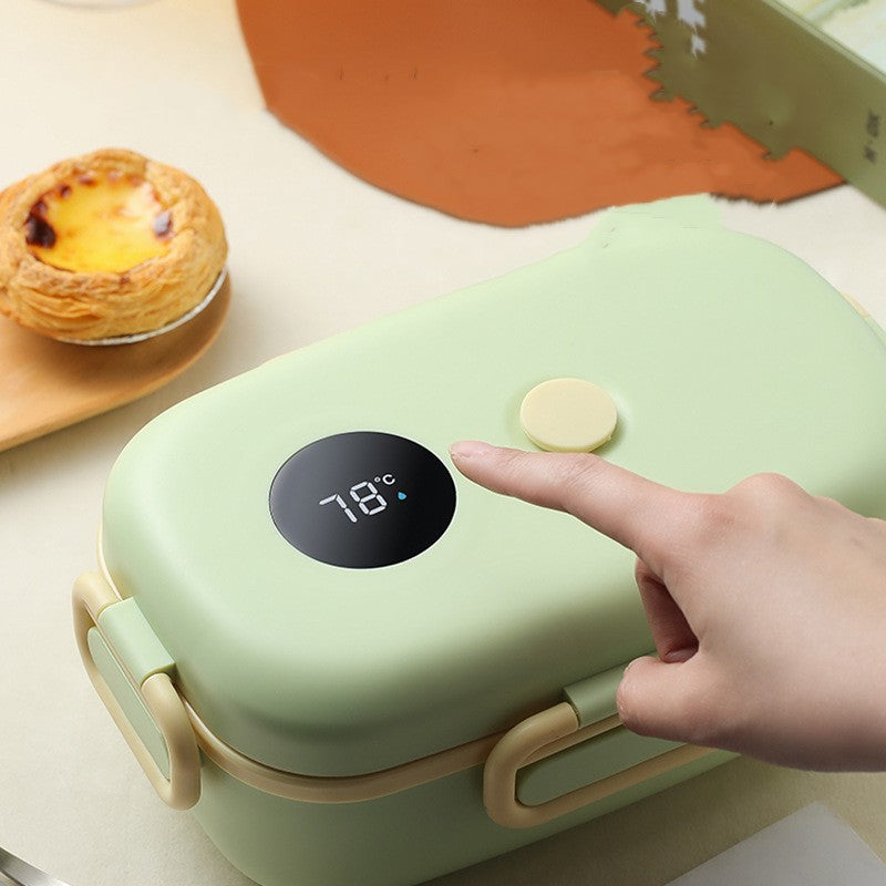 Portable Temperature Display Insulation Lunch Box
