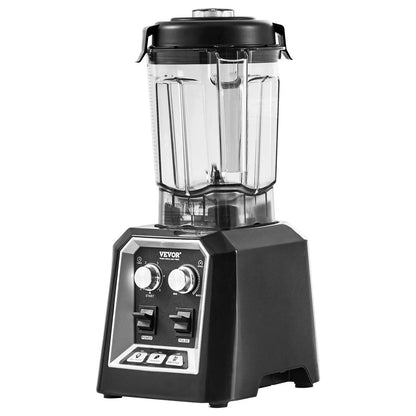 Professional Blender, Commercial Countertop Blenders, 68 Oz Jar Blender Combo, Stainless Steel 3 Functions Blender, For Frozen Drinks, Shakes, Smoothies, Peree, And Crush Ice, Black Convenient store