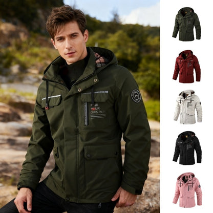 Men's Casual Windbreaker Hooded Jackets