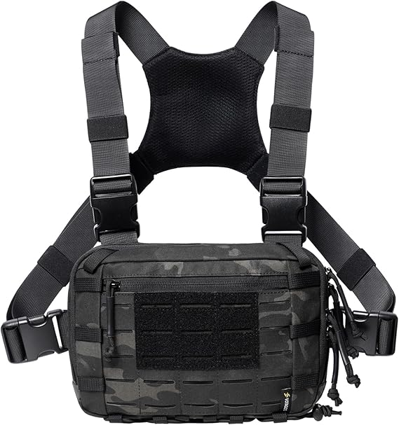 Votagoo Tactical Chest Pack EDC Chest Bag 2L Utility Molle Chest Rig Pouch