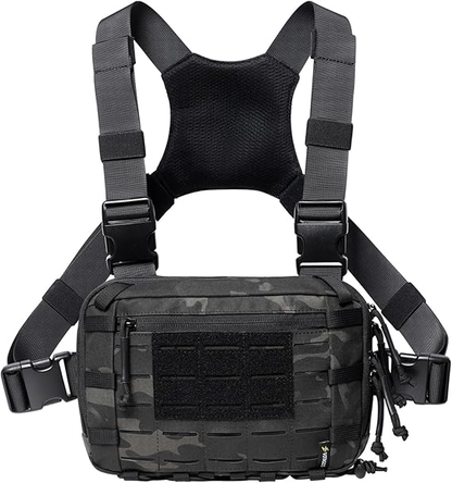 Votagoo Tactical Chest Pack EDC Chest Bag 2L Utility Molle Chest Rig Pouch