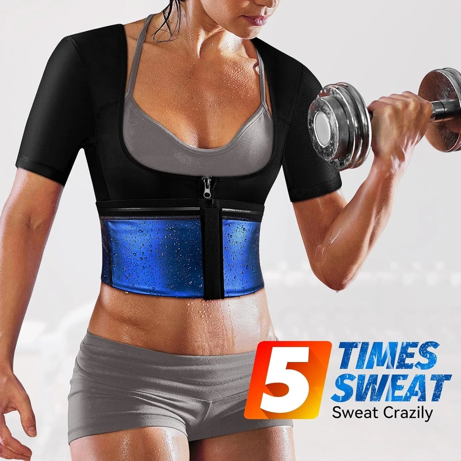 Sauna Suit for Women Sweat Enhancing Fitness Outfit