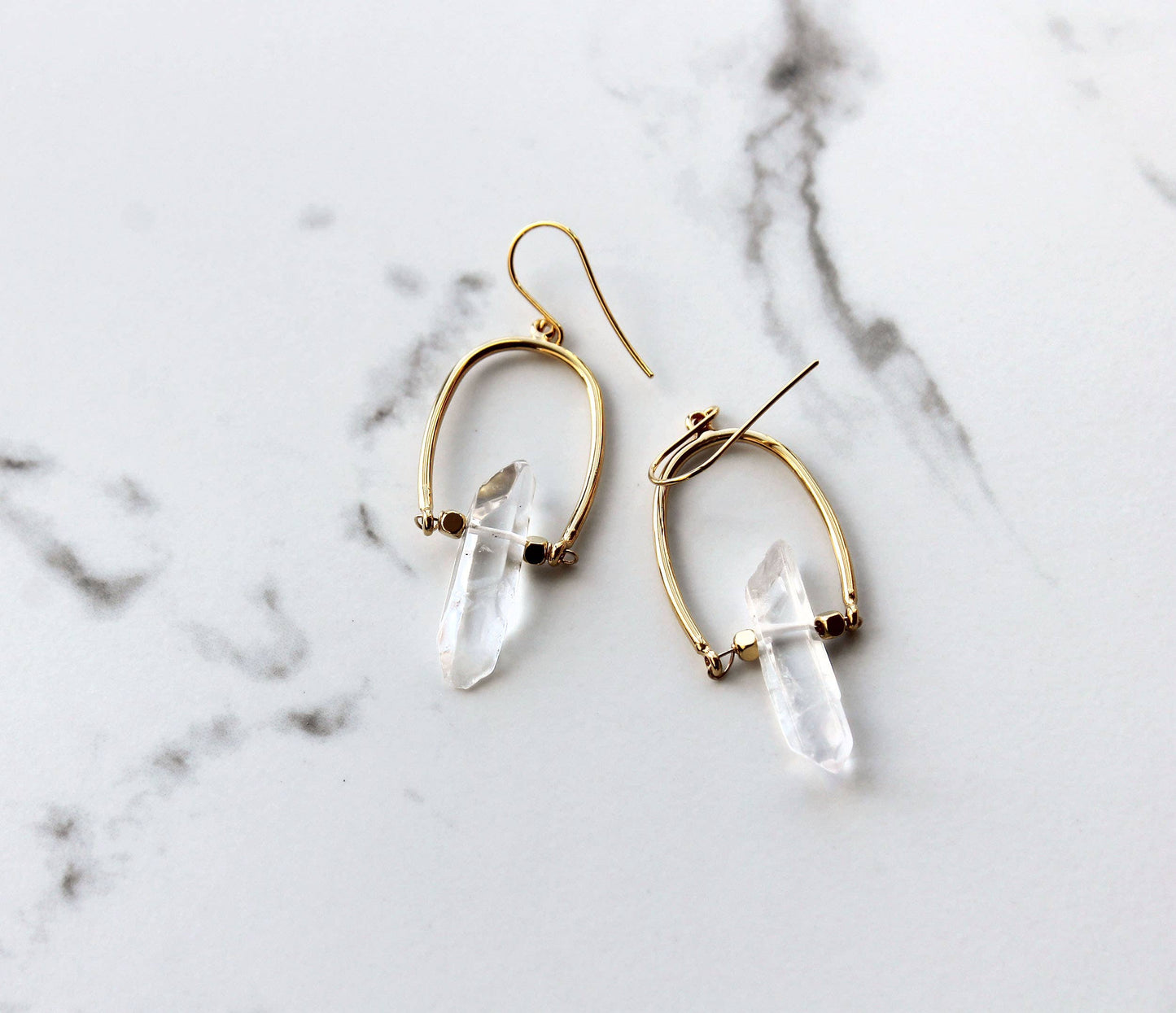 Crystal Horseshoe Earrings