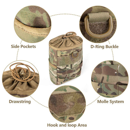 Tactical Dump Pouch Molle Storage Bag