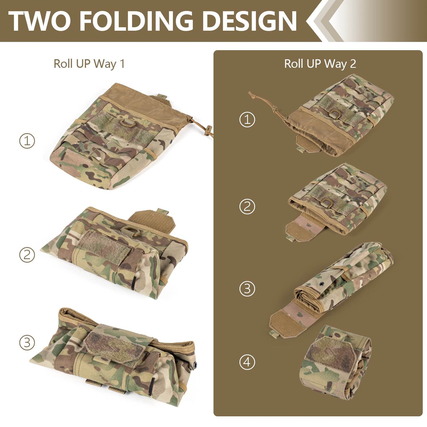 Tactical Dump Pouch Molle Storage Bag