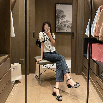 Women's Temperament Thick Heels And Versatile High Heels - Convenient store