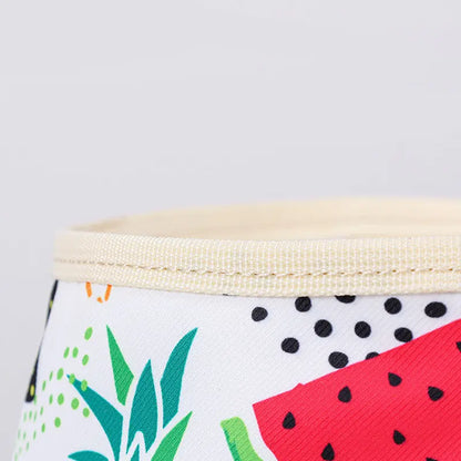 Waterproof And Easy To Clean Washable Dog Food Bowl Foldable Convenient store