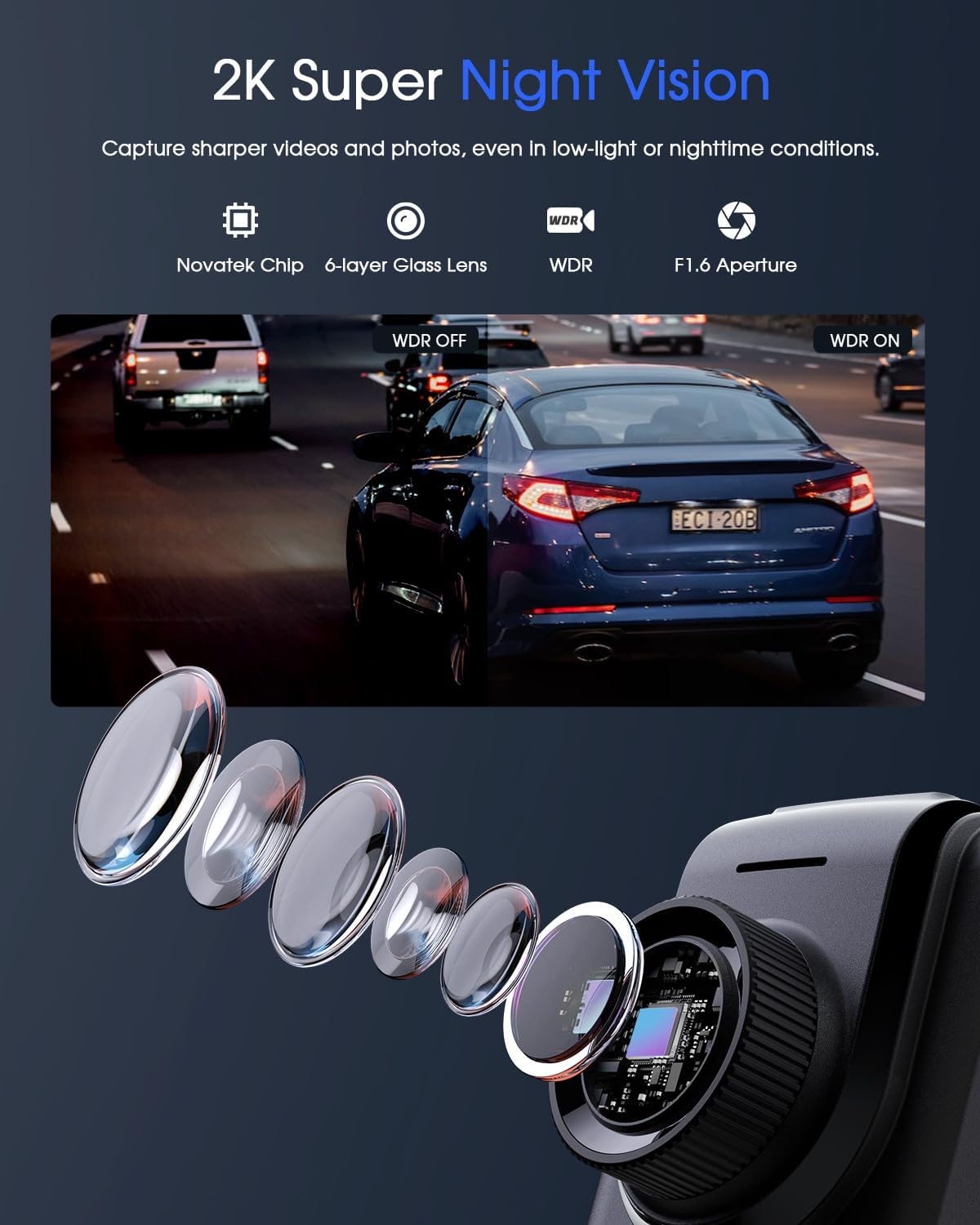 Horizon 2k Smart Dash Cam