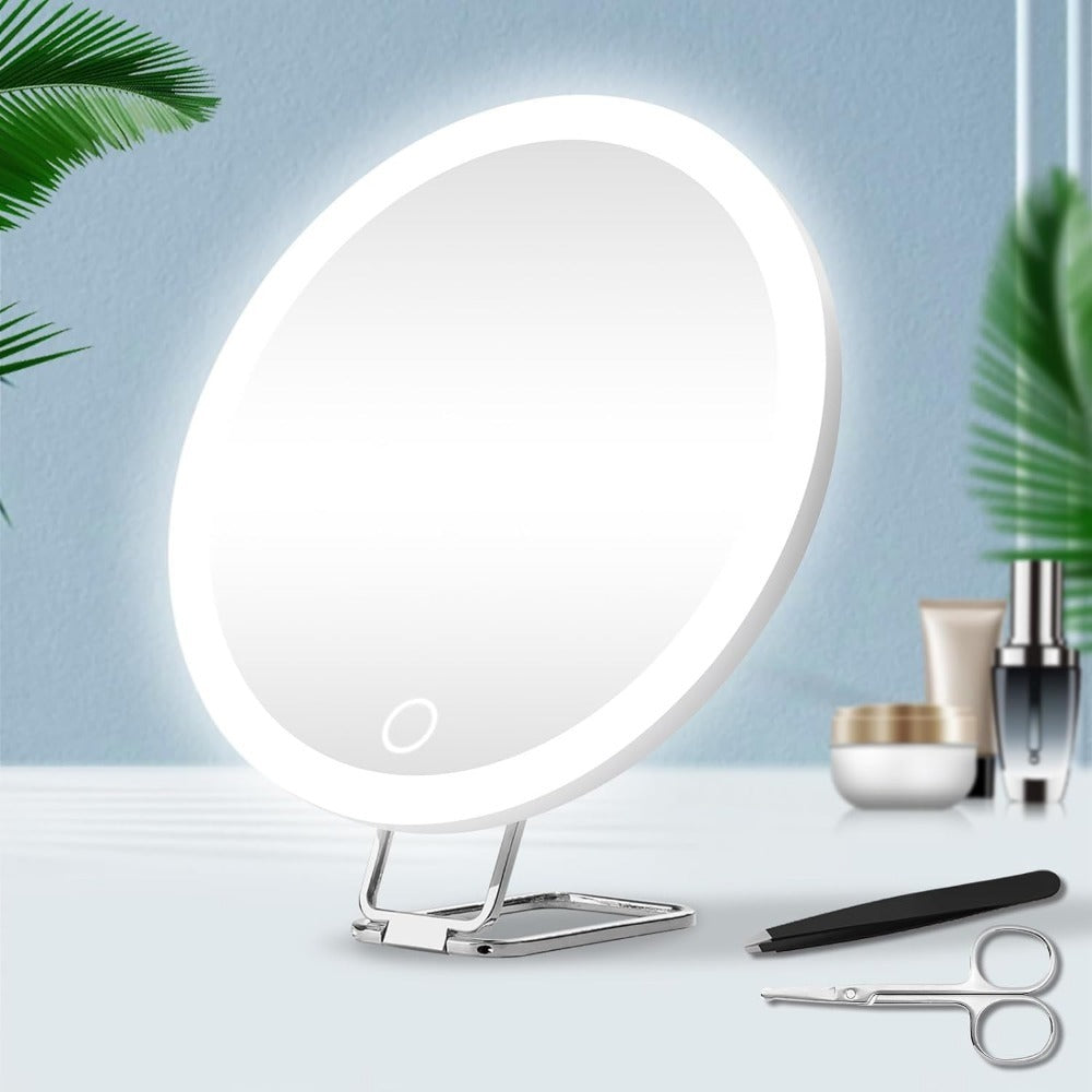 Led Rotating Makeup Mirror With Fill Light