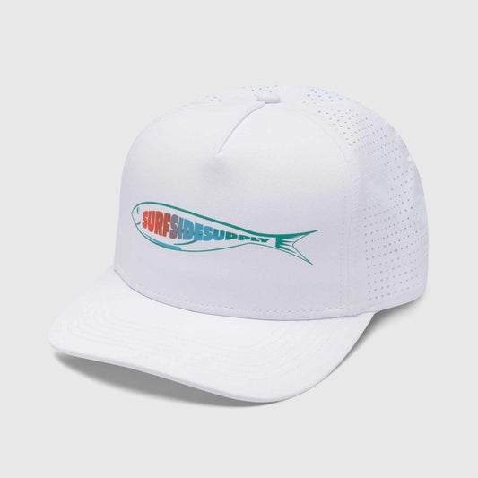 Hook Perforated Performance Hat - White - Convenient store