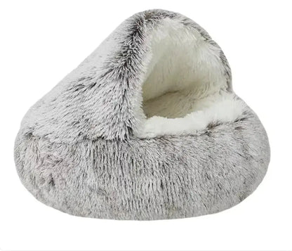 Semi-Closed Cat Bed with Universal Cover - Four Seasons Nest for Small Dogs and Pets Convenient store