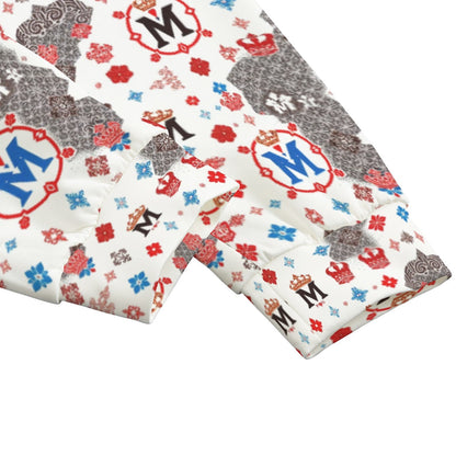 Munsieur Luxury Streetwear Joggers with Bold Pattern