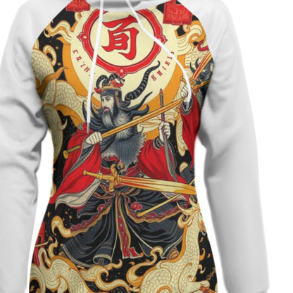 Munsieur All-Over Print Women's Pullover Sweater Dress With Raglan Sleeve